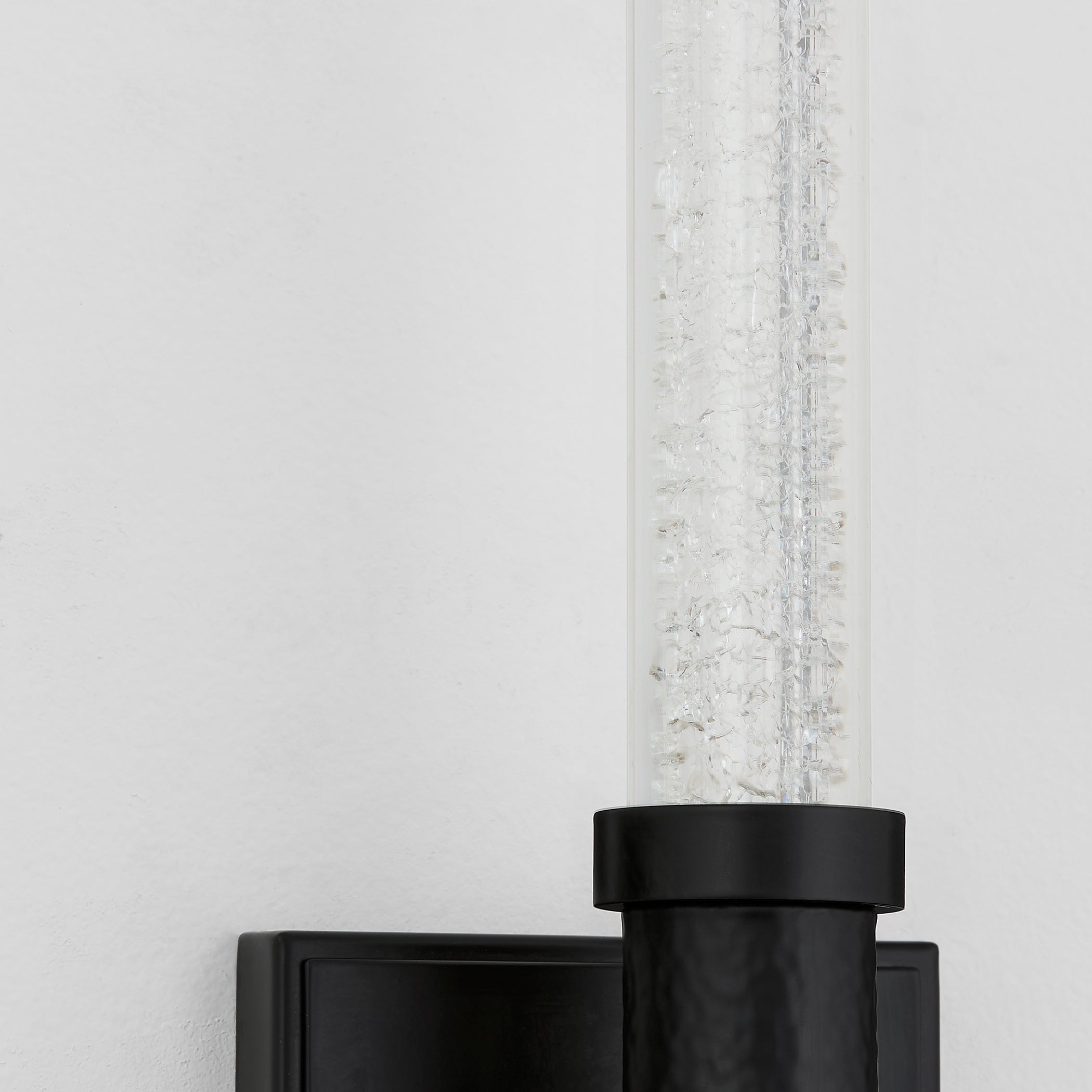 Oxygen Lighting Monet 3-580-15 Sconce, UL Damp Rated, Black