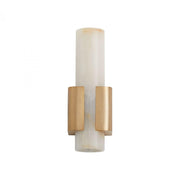 Oxygen Lighting VIRTUE 3-585-40 Designer Wall Sconce Light Fixture - Aged Brass