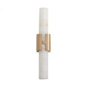 Oxygen Lighting VIRTUE 3-586-40 Designer Wall Sconce Light Fixture - Aged Brass