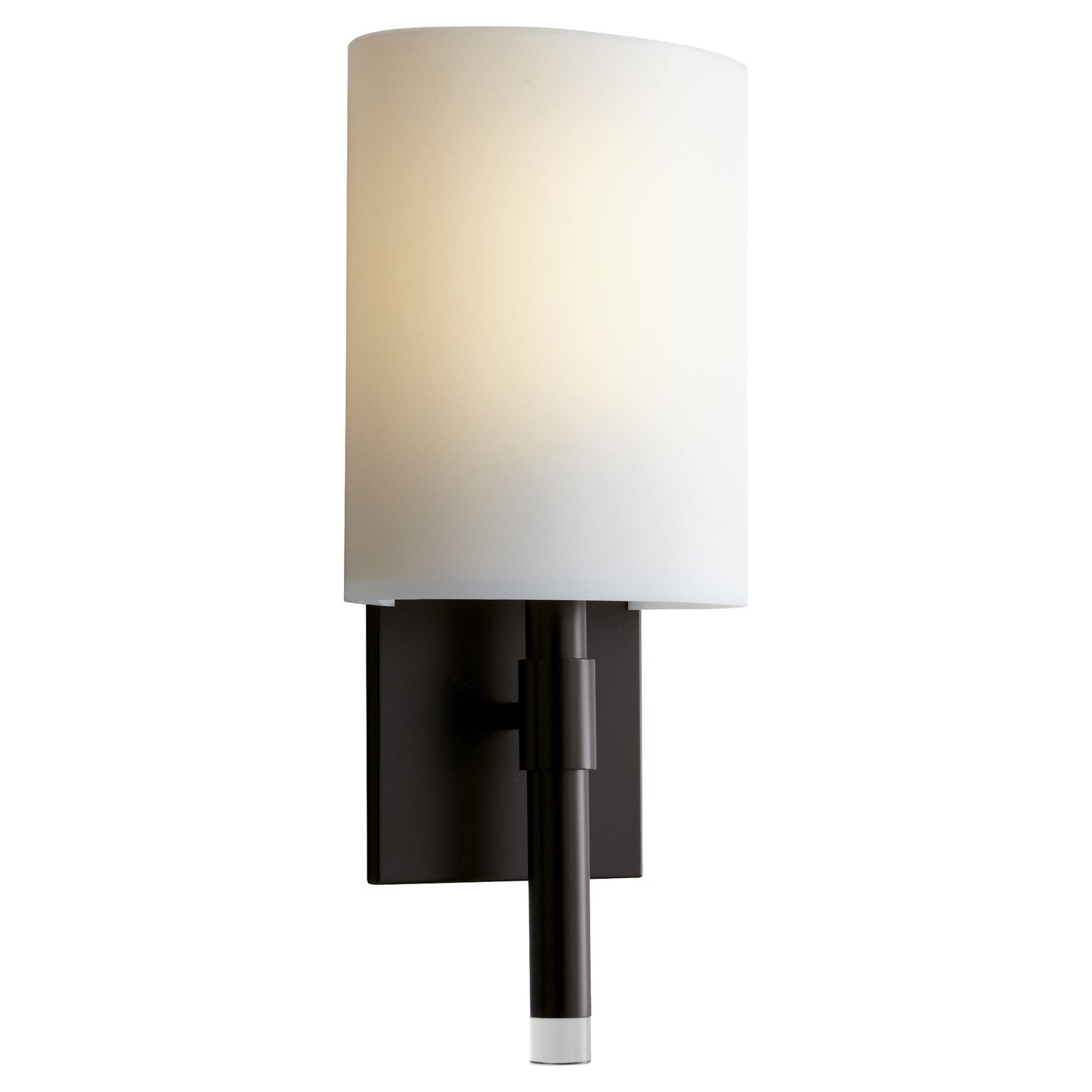 Oxygen Lighting 3-587-27 195 Sconce, UL Damp Rated, Matte White Acrylic Diffuser