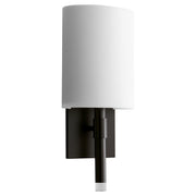 Oxygen Lighting 3-587-35 195 Sconce, UL Damp Rated, Old World - Matte White Acrylic Diffuser