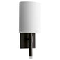 Oxygen Lighting 3-587-35 Vanity Sconce, UL Damp Rated, Old World Matte White Acrylic