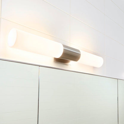 Oxygen Lighting 3-590-40 Vanity Light Fixture, UL Damp Rated, Satin Nickel