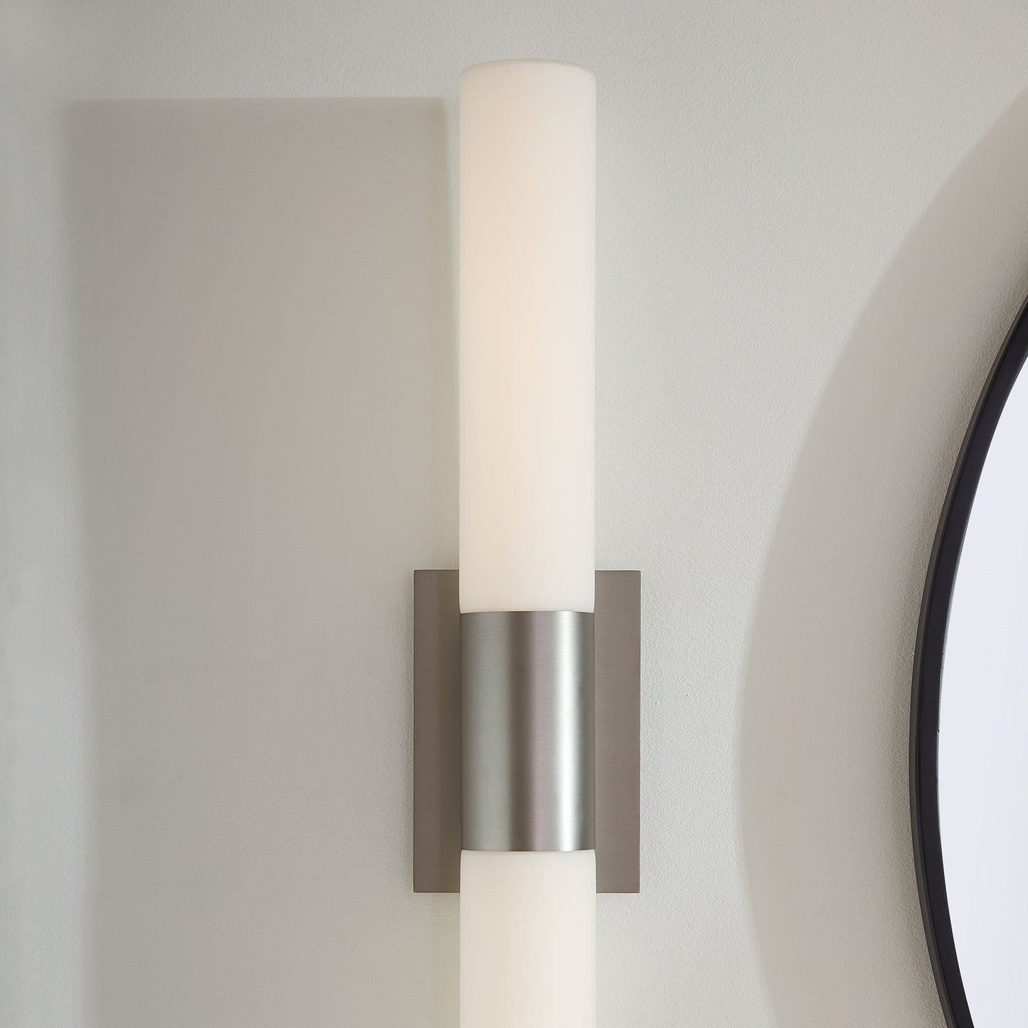 Oxygen Lighting 3-590-40 Vanity Light Fixture, UL Damp Rated, Satin Nickel