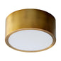 Oxygen Lighting PEEPERS 3-600-40 Flush Mount LED Ceiling Light Fixture - Aged Brass (Open Box)