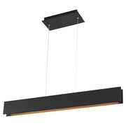 Oxygen Brio 3-6017-15 Linear LED Pendant 36 Inch Modern Industrial - Black