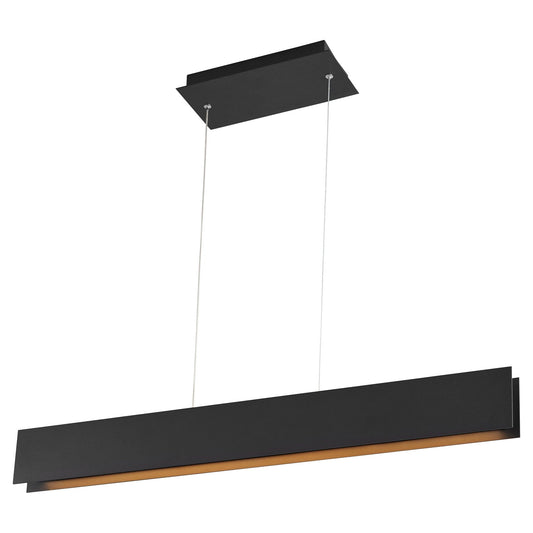 Oxygen Brio 3-6017-15 Linear LED Pendant 36 Inch Modern Industrial - Black