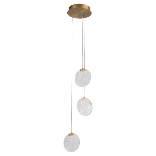 Oxygen Axiom 3-6050-40 Pendants - Aged Brass