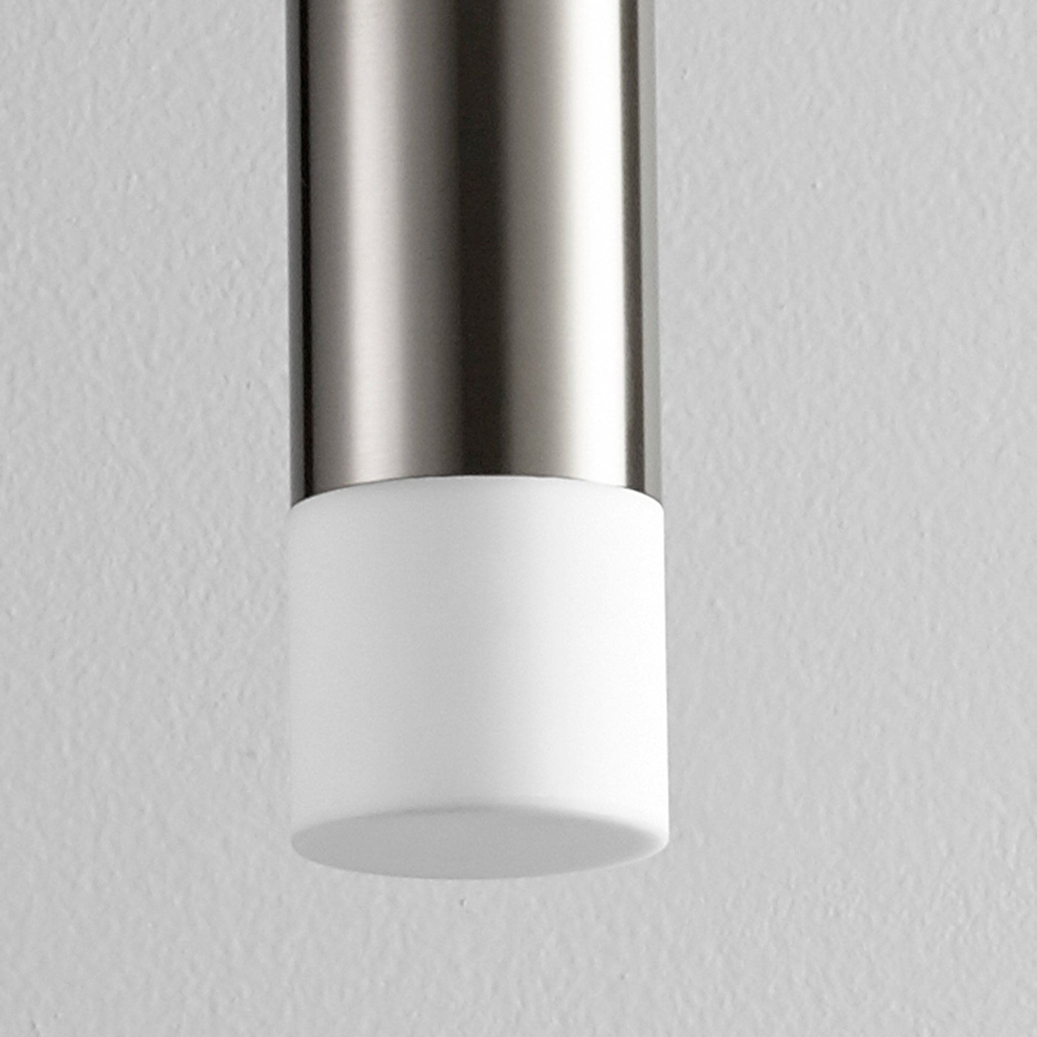 Oxygen Pilar 3-607-24 Small Pendant with Acrylic Lens 3000K Modern - Satin Nickel