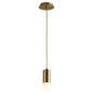 Oxygen Lighting 3-607-40 Pendant Light, UL Damp Rated, Aged Brass with Matte White Acrylic Diffuser