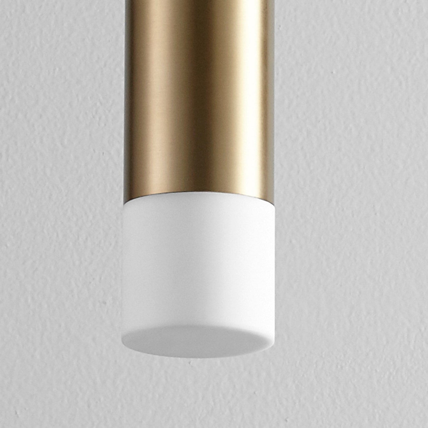 Oxygen Lighting 3-607-27 Pendant Light, UL Damp Rated, Aged Brass - Matte White Acrylic Diffuser
