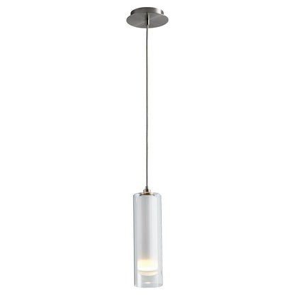 Oxygen Lighting 3-609-35-124 Pendant, UL Damp Rated, Satin Nickel
