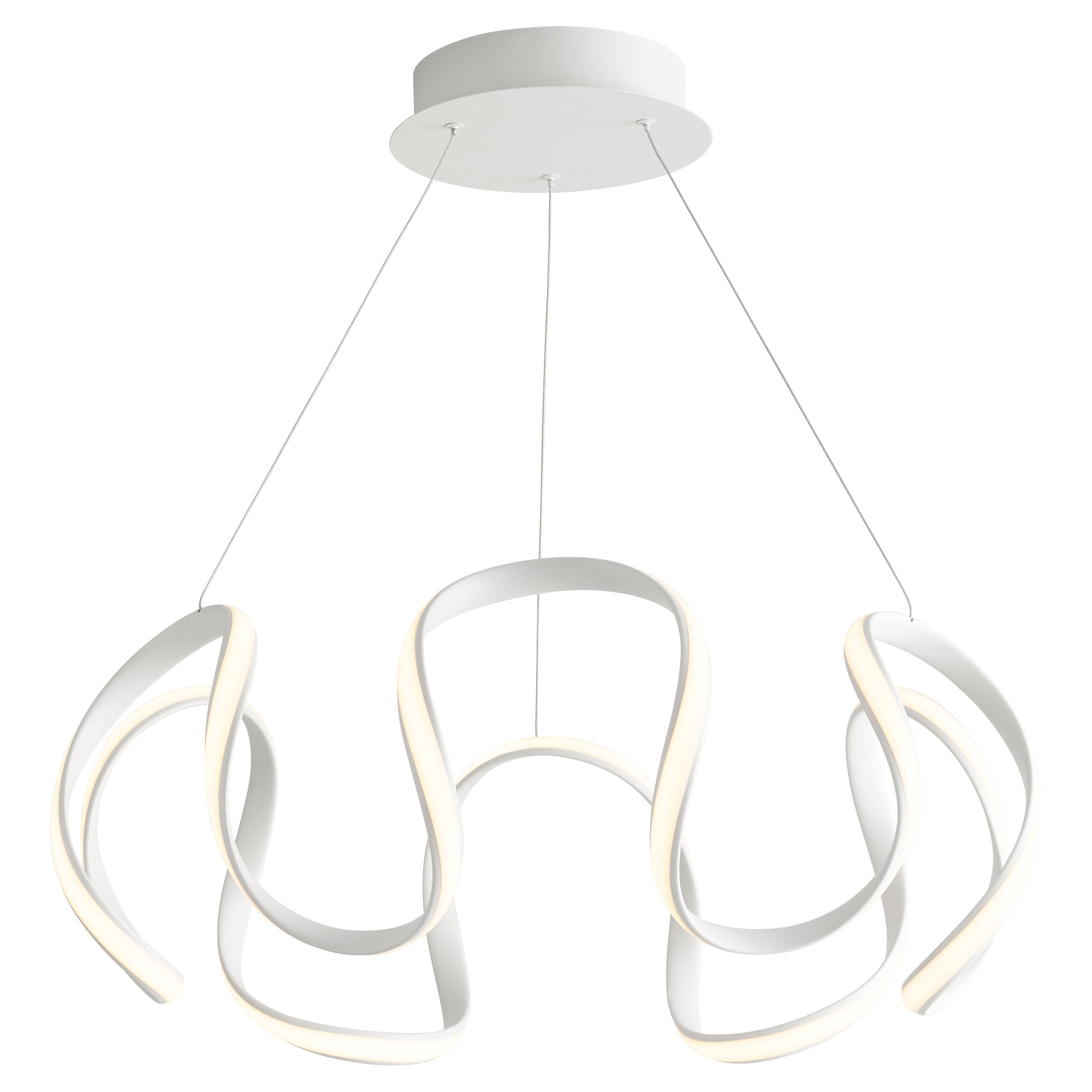 Oxygen Cirro 3-61-6 LED Pendant Light 28 Inch 3000K Modern - White
