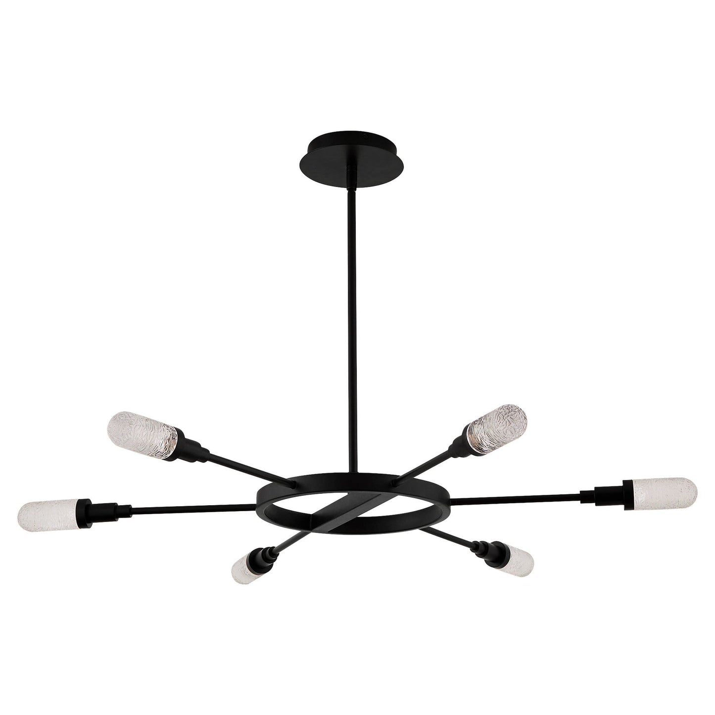 Oxygen Lighting SPERANO 3-6118-15 Vintage Chandelier - Matte Black