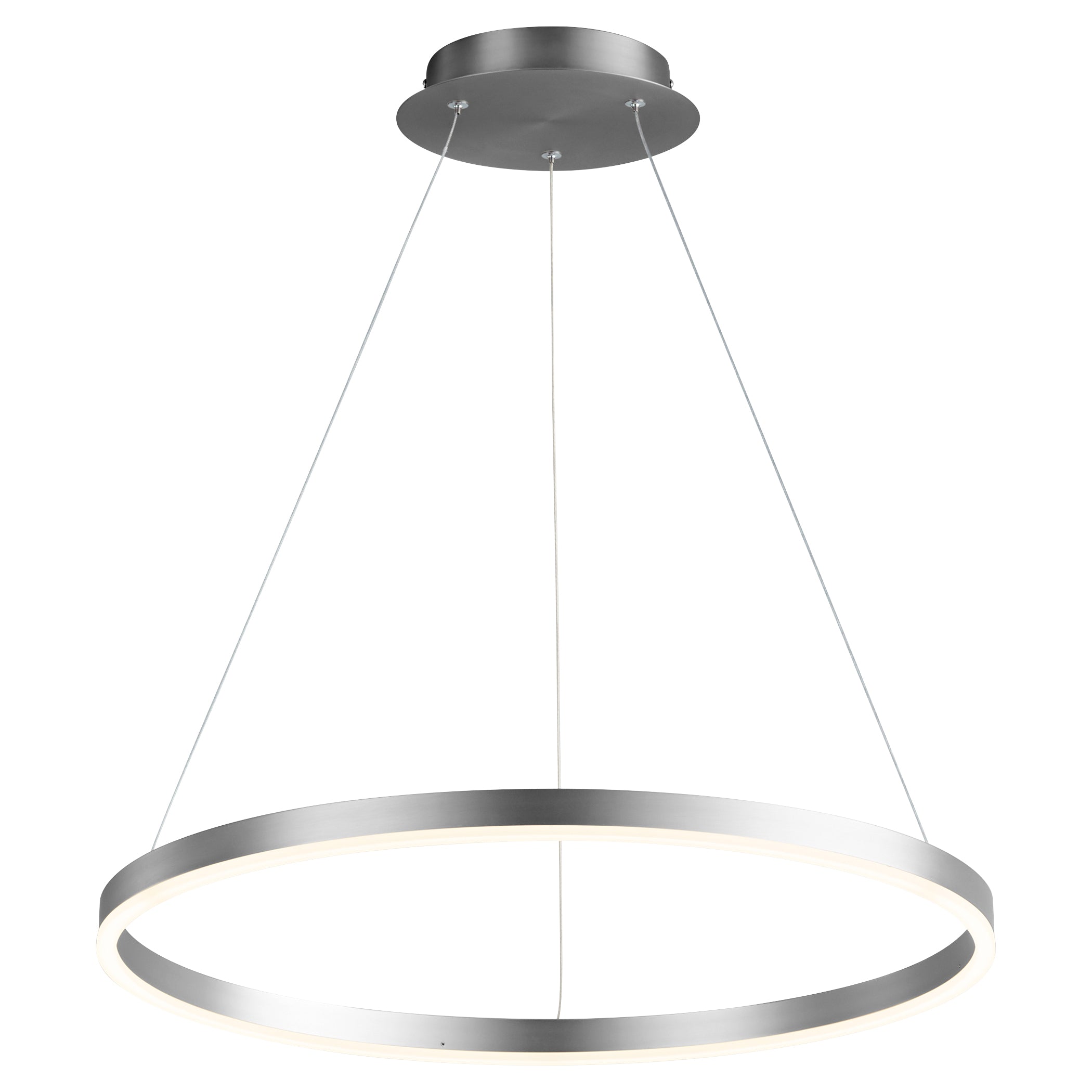 Oxygen Circulo 3-64-24 Pendants - Satin Nickel