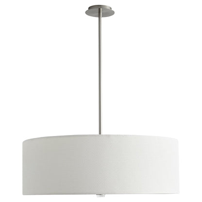 Oxygen Lighting 3-640-40 Pendant Light Fixture, UL Damp Rated, Satin Nickel