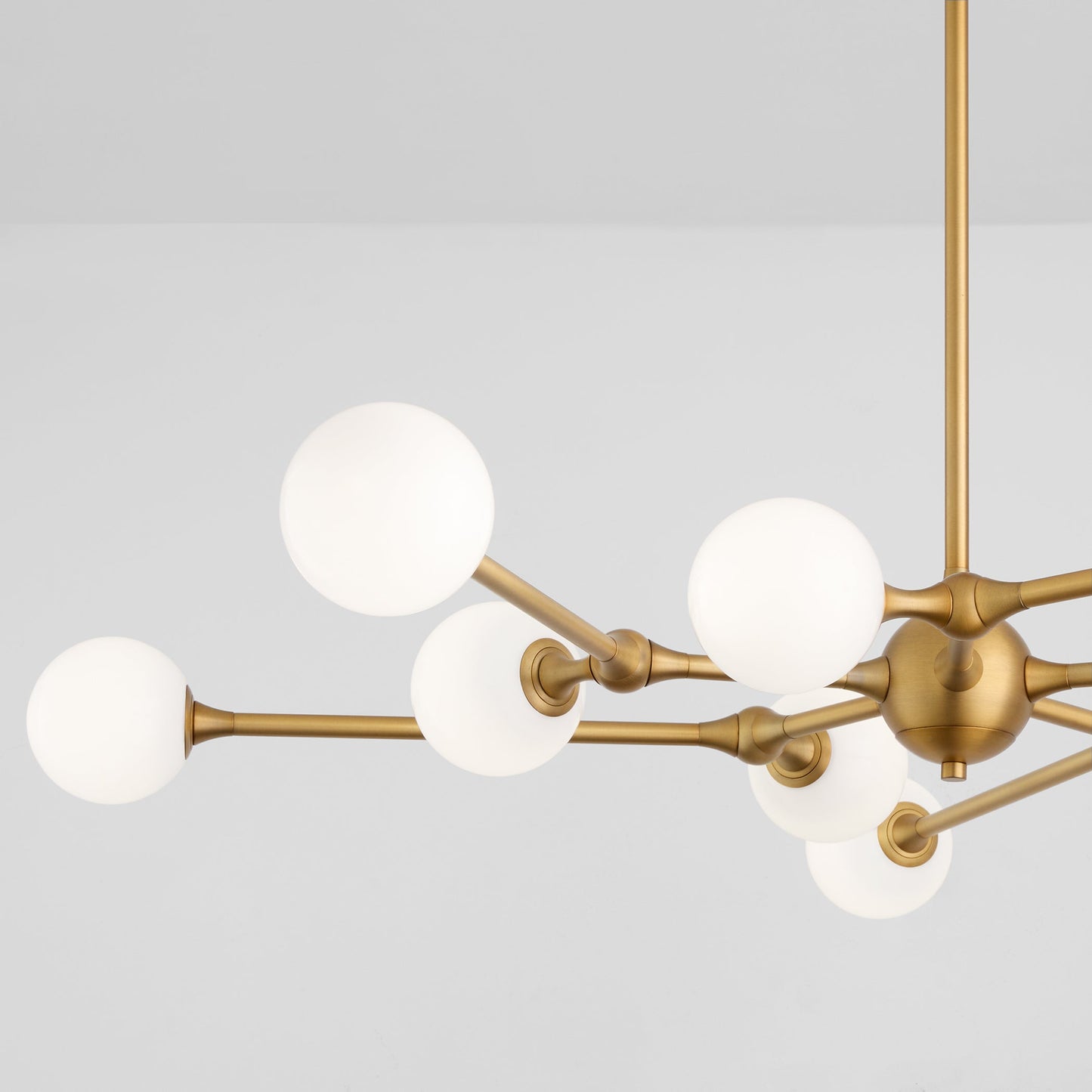 Oxygen Lighting 3-647-56 Chandelier, UL Damp Rated, Brushed Brass