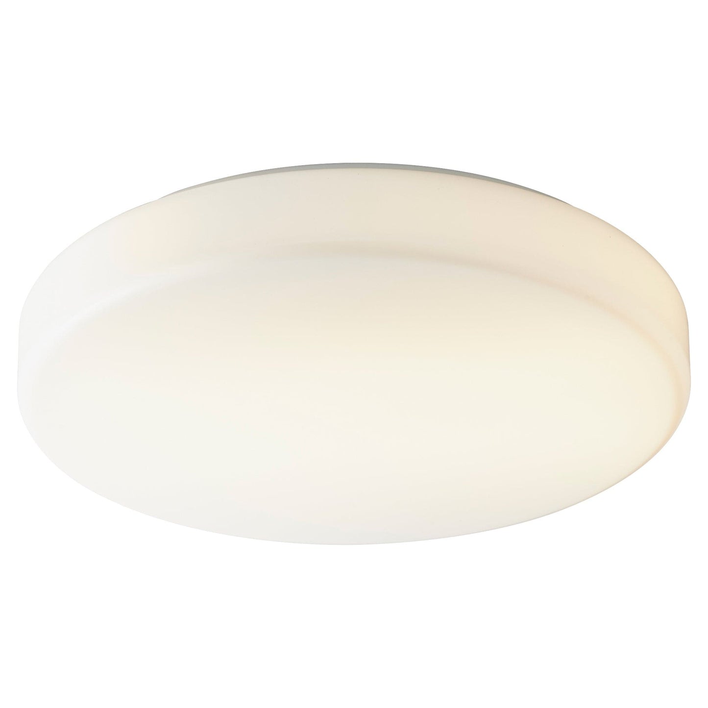 Oxygen Lighting 3-649-40 Ceiling Mount Light Fixture, UL Damp Rated, Matte White Acrylic