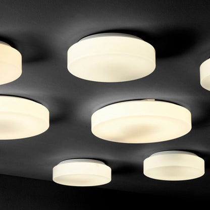 Oxygen Lighting 3-649-35 Ceiling Mount Light Fixture, UL Damp Rated, Matte White