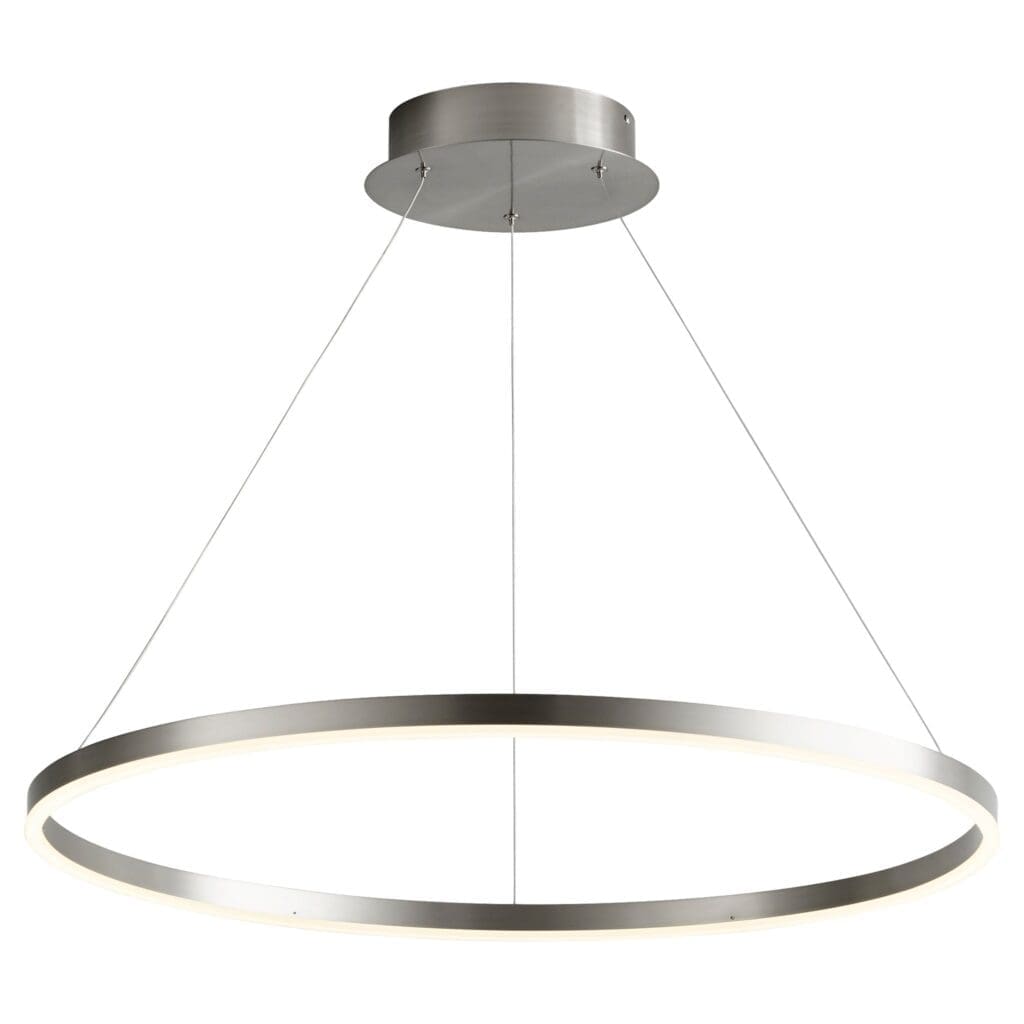 Oxygen Circulo 3-65-24 Pendant 32 Inch Modern LED Ring - Satin Nickel