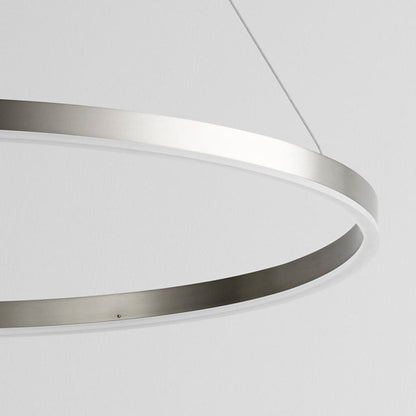 Oxygen Circulo 3-65-24 Pendant 32 Inch Modern LED Ring - Satin Nickel