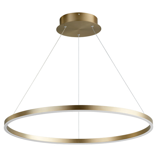 Oxygen Circulo 3-65-40 Pendants - Aged Brass