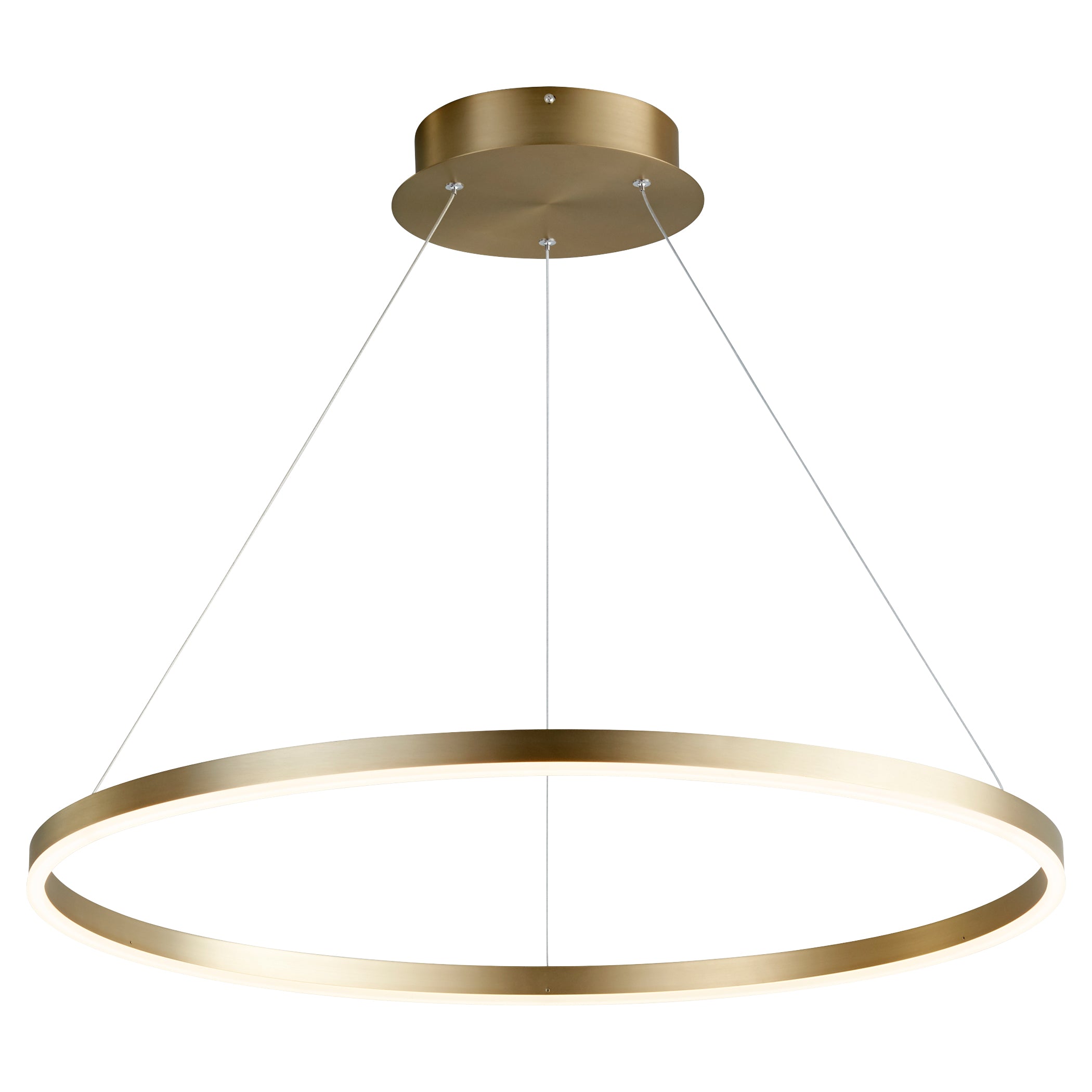 Oxygen Circulo 3-65-40 Pendants - Aged Brass