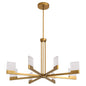 Oxygen Lighting 3-651-27 Pendant, UL Damp Rated, Brushed Brass