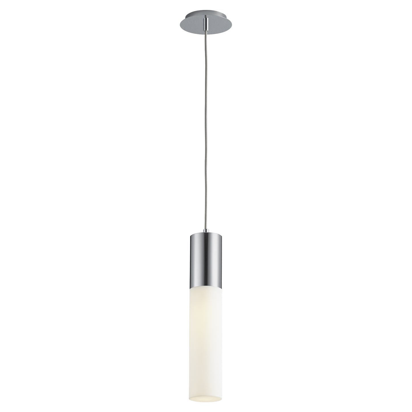 Oxygen Pilar 3-653-14 Large Pendant with Acrylic Lens 3000K Modern - Polished Chrome