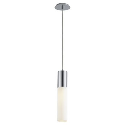 Oxygen Pilar 3-653-14 Large Pendant with Acrylic Lens 3000K Modern - Polished Chrome