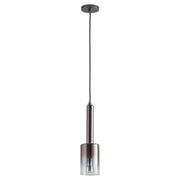 Oxygen Lighting 3-656-27 Pendant, UL Damp Rated, Gunmetal - Coffee Ombre