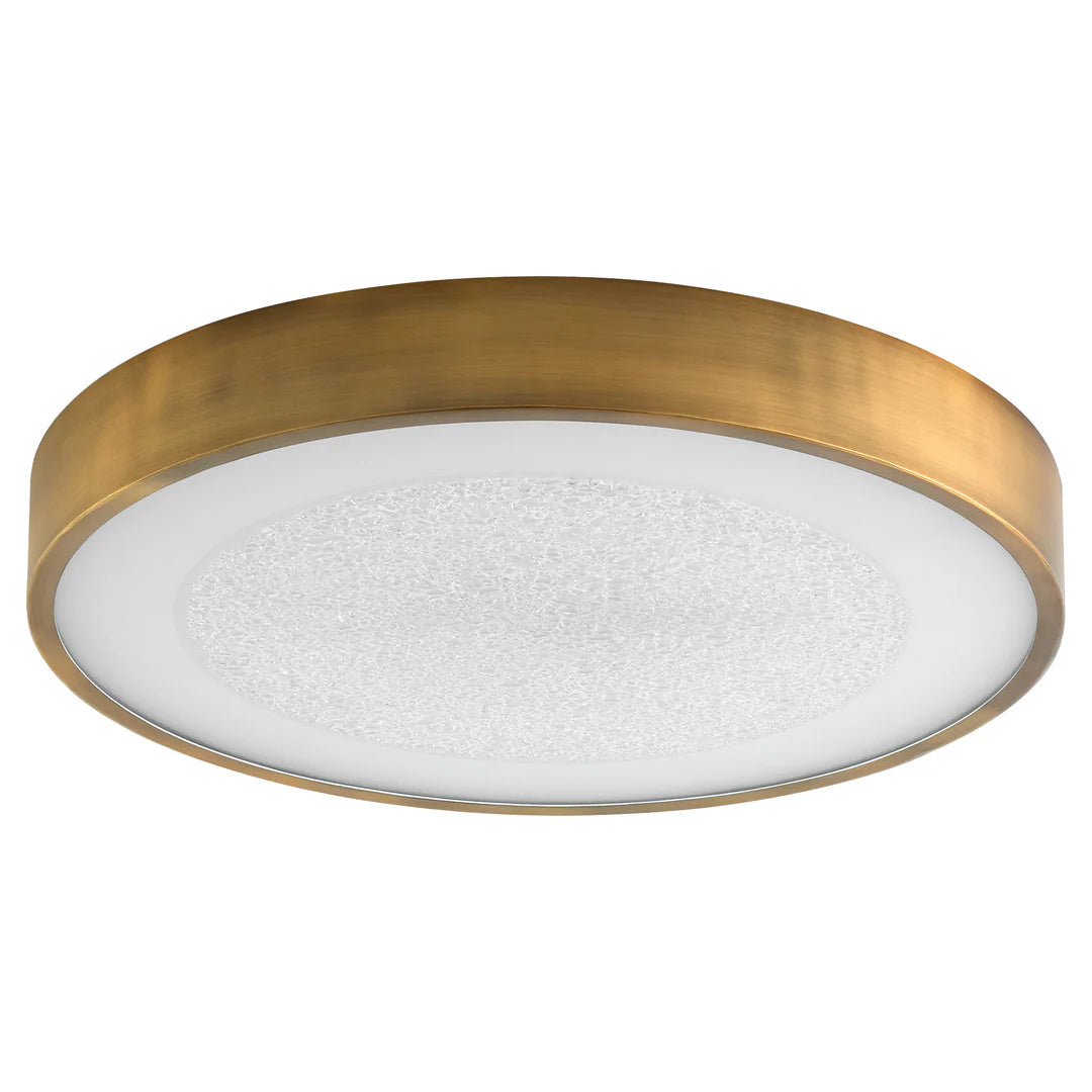 Oxygen Lighting FLOE 3-656-56 Ceiling Mount Light 24 inch, 5CCT - Brushed Brass
