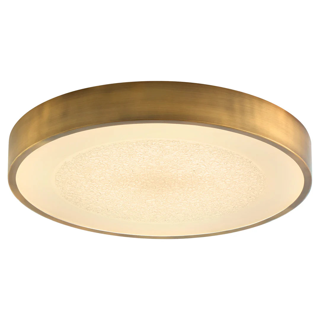Oxygen Lighting FLOE 3-656-56 Ceiling Mount Light 24 inch, 5CCT - Brushed Brass