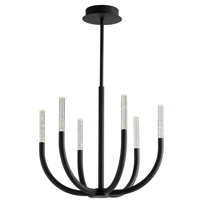 Oxygen Presto! 3-657-15 Modern LED Chandelier Light - Black