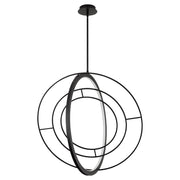Oxygen Lighting Gallilei 3-658-15 Pendant, UL Damp Rated, Black