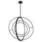Oxygen Lighting Gallilei 3-658-15 Pendant, UL Damp Rated, Black