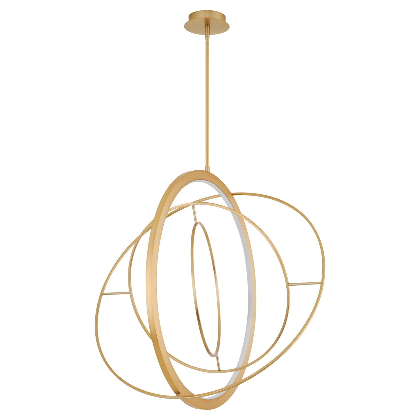 Oxygen Lighting 3-658-40 Pendant, UL Damp Rated, Aged Brass