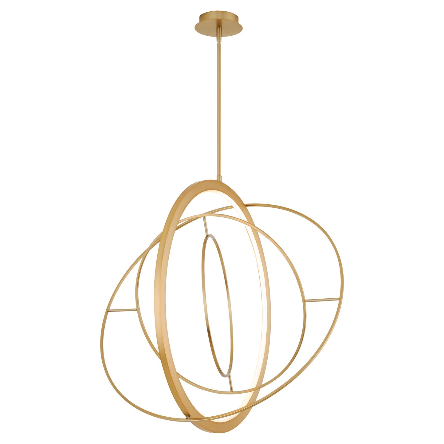 Oxygen Lighting 3-658-40 Pendant, UL Damp Rated, Aged Brass