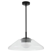 Oxygen Lighting Eros 3-659-15 Pendant, UL Damp Rated, Black