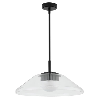 Oxygen Lighting Eros 3-659-15 Pendant, UL Damp Rated, Black