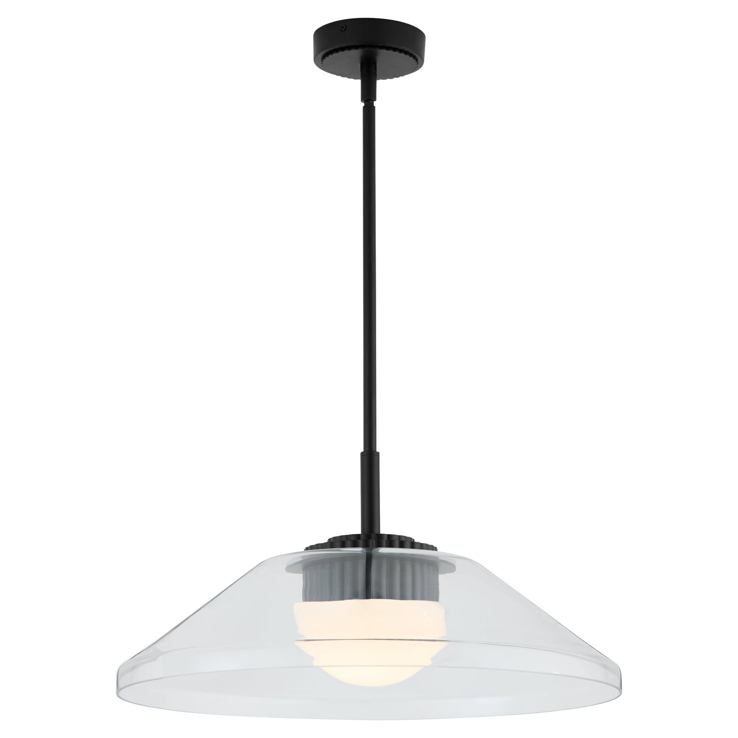 Oxygen Lighting Eros 3-659-15 Pendant, UL Damp Rated, Black