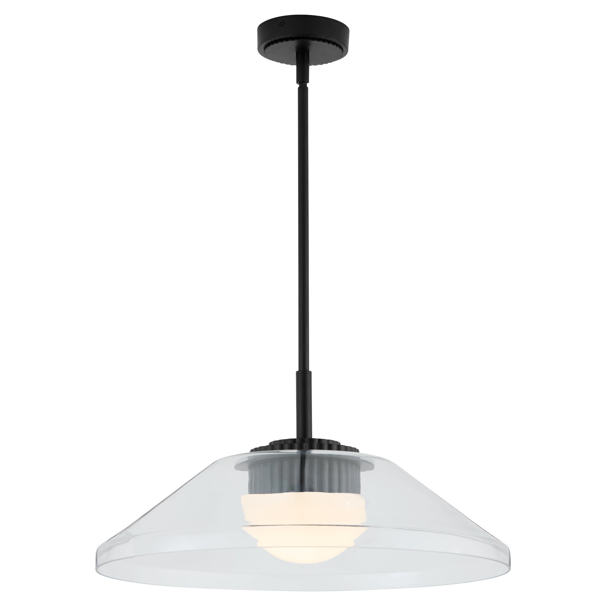 Oxygen Lighting Eros 3-659-15 Pendant, UL Damp Rated, Black