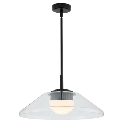 Oxygen Lighting Eros 3-659-15 Pendant, UL Damp Rated, Black