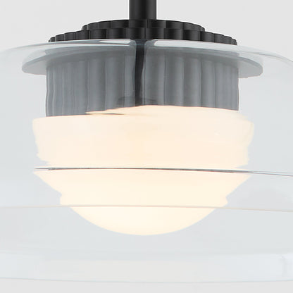 Oxygen Lighting Eros 3-659-15 Pendant, UL Damp Rated, Black