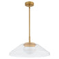 Oxygen Lighting Eros 3-659-56 Pendant, UL Damp Rated, Brushed Brass