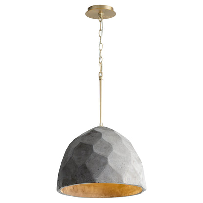 Oxygen Maria 3-663-1540 Pendants - Aged Brass Dark Gray / Aged Brass 16"