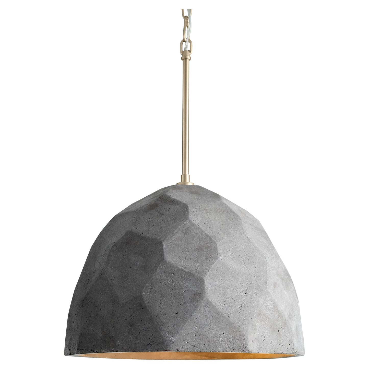 Oxygen Maria 3-663-1540 Pendants - Aged Brass Dark Gray / Aged Brass 16"