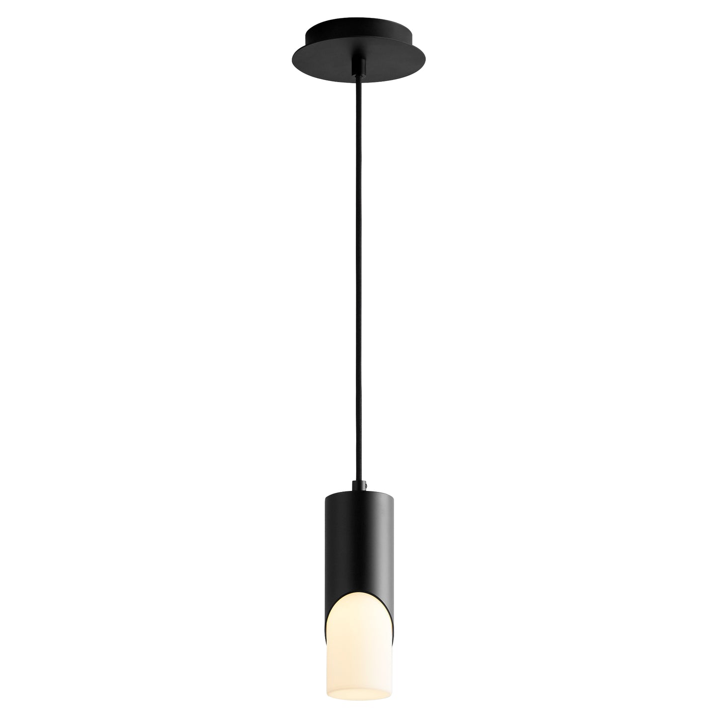 Oxygen Ellipse 3-667-215 Pendants - Black 9" Acrylic Modern Design