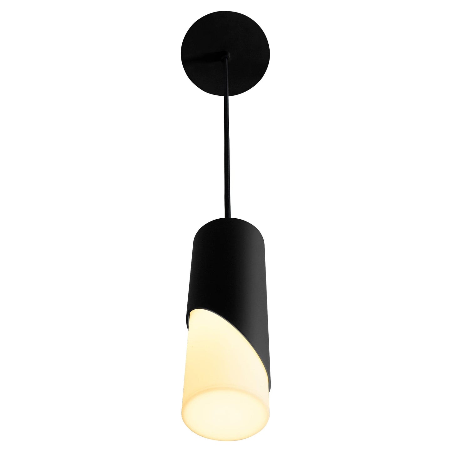 Oxygen Ellipse 3-667-215 Pendants - Black 9" Acrylic Modern Design