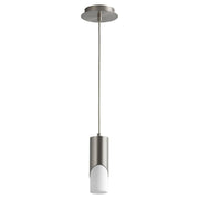 Oxygen Lighting 3-667-40 Pendant, UL Damp Rated, Satin Nickel